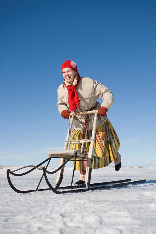 Winter can be fun in Europe! Try sledding, skiing, ice fishing, mountain climbing, and more.