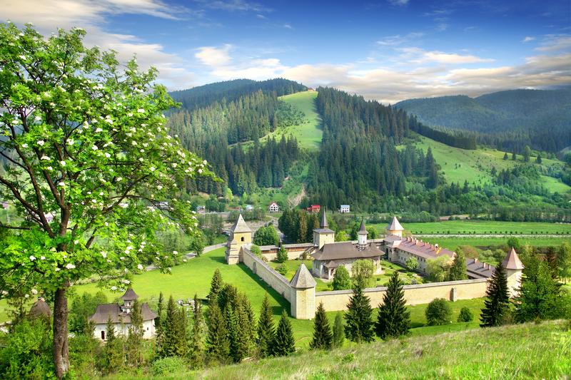 The Sucevita Monastery in Romania is one of the Most Christian majestic sights in the area.